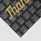 Bedankt voor je Logo. Tissuepapier (Detail)