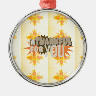 Bedankt voor je metalen ornament