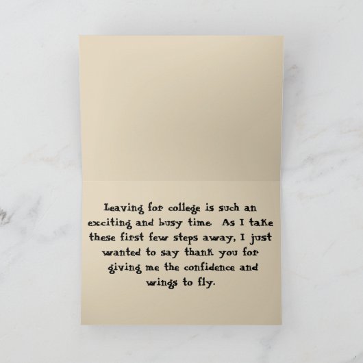 Bedankt voor je moeder en papa Monarch Butterfly C (Binnen)