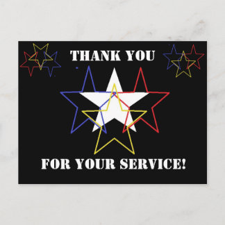 Bedankt voor je service! briefkaart