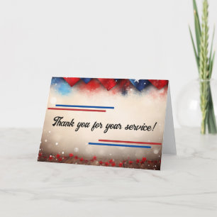 Bedankt voor je service kaart