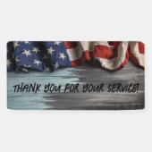 Bedankt voor je service spandoek (Horizontaal)