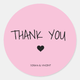 Bedankt voor je stickers