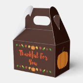 Bedankt voor je Thanksgiving Bedankdoosjes (Achterkant)