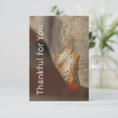 Bedankt voor je Thanksgiving kaart (Staand voorkant)