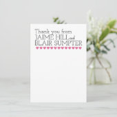 Bedankt voor je Typografie Heart Contemedual Grafi (Staand voorkant)