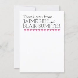 Bedankt voor je Typografie Heart Contemedual Grafi