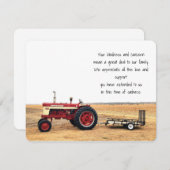 Bedankt voor je vriendelijkheid (Voorkant / Achterkant)