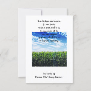 Bedankt voor je vriendelijkheid