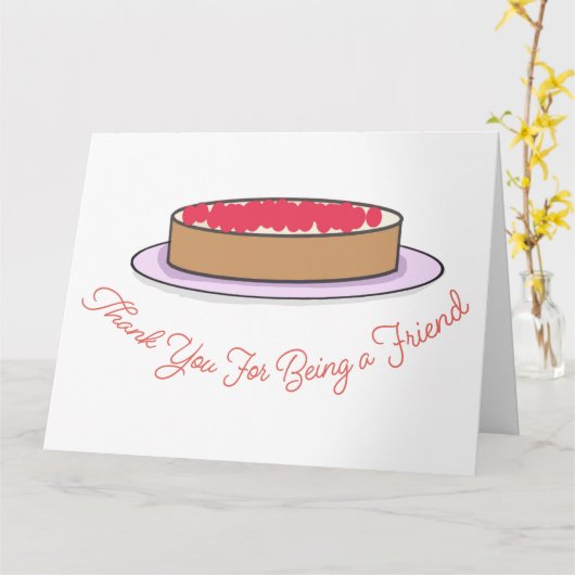 Bedankt voor je vriendschap kaart (Gele Bloem)