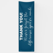 Bedankt voor je waardering spandoek (Verticaal)