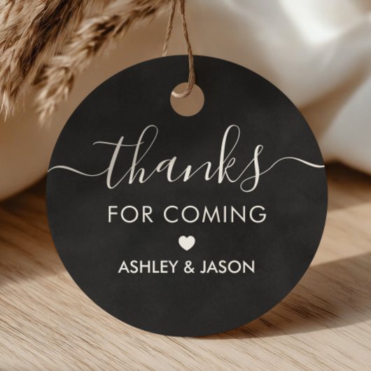 Bedankt voor komende Label bruiloft Hartelijk dank