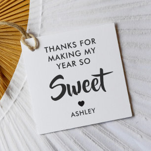 Bedankt voor Making My Year So Sweet Teacher Label