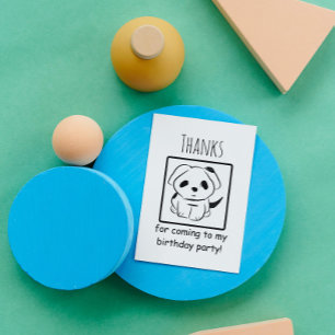 Bedankt voor mijn blog Puppy Bedankt