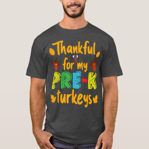 Bedankt voor mijn leerkracht voor de Thanksgiving T-shirt