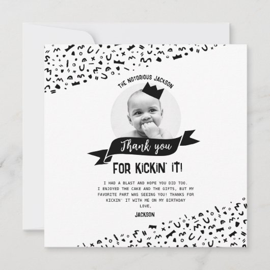 Bedankt voor 'n kaarsje met '90s hippe-hop (Voorkant)