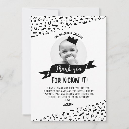 Bedankt voor 'n kaarsje met '90s hippe-hop (Voorkant)