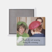 "Bedankt voor niet-vloeken" magneet (Voorkant / Achterkant)