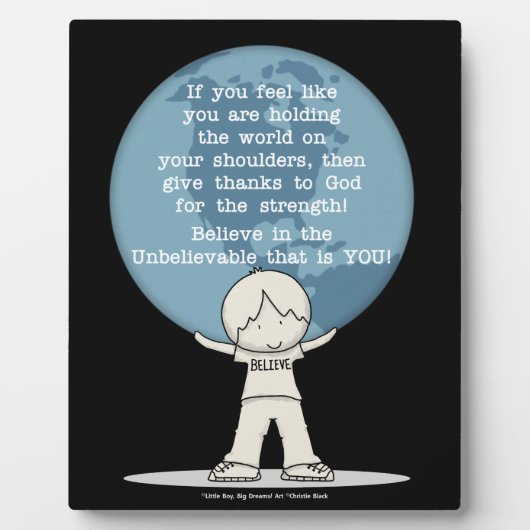 Bedankt voor Sterkte Fotoplaat (Voorkant)