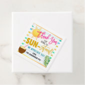 Bedankt voor Sun-Sational Gift labels (In situ)