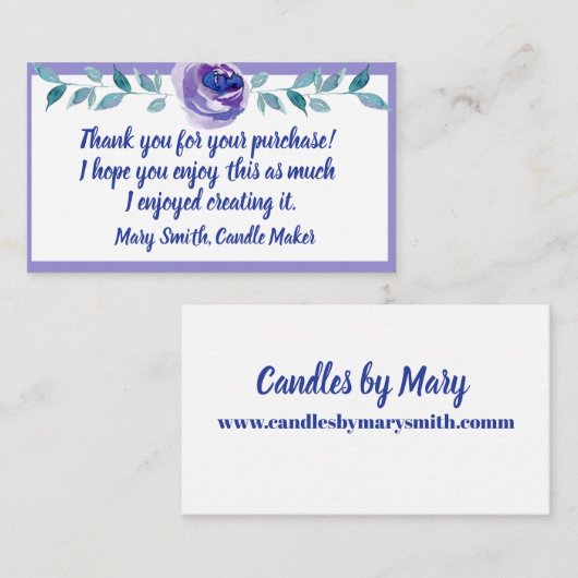 BEDANKT VOOR UW AANKOOP BEHUIZING KAARTEN (Voorkant / Achterkant)