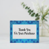 Bedankt voor uw aankoop briefkaart (Staand voorkant)