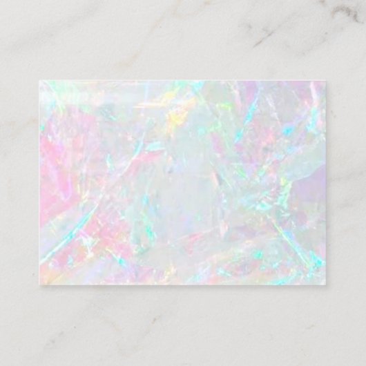 Bedankt voor uw aankoop Mineral Stone Visitekaartje (Achterkant)