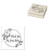 Bedankt voor uw bedrijfsbestelling 	rubberstempel (Gestempeld)