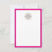 BEDANKT VOOR UW BESTELLING glam insert modern roze (Achterkant)