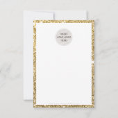 BEDANKT VOOR UW BESTELLING insert goud ombre blush (Achterkant)