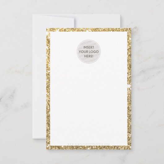 BEDANKT VOOR UW BESTELLING insert modern zwart gou (Achterkant)