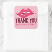 Bedankt voor uw bestelling - Lip Stickers (Tas)