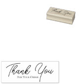 Bedankt voor uw bestelling 	rubberstempel (Gestempeld)