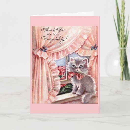 - Bedankt voor uw gastvrijheid, Kaart (Voorkant)