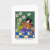 Bedankt voor uw geduld Cat Mouse Custom Kaart (Voorkant)