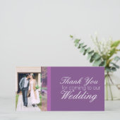 Bedankt voor uw komst naar onze trouwerij geperson (Staand voorkant)