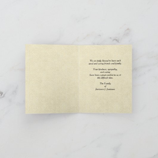 Bedankt voor uw sympathie, drie Aspens (Binnen)