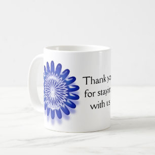 Bedankt voor uw verblijf bij ons Gastgast Welkom Koffiemok