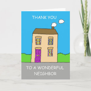 Bedankt voor Wonderful Neighbor American Spelling