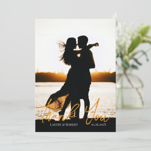 Bedankt Weddenschap Vat Hartelijk dank (Staand voorkant)