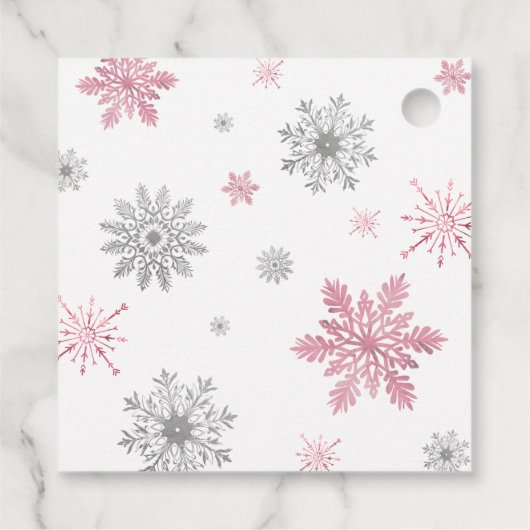 Bedankt Winter Wonderland Bedankjes Labels (Achterkant)