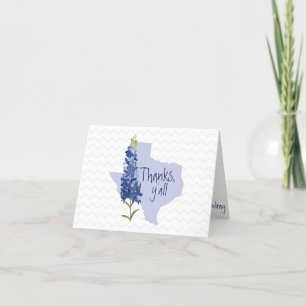 Bedankt Y'all Bluebonnet Texas