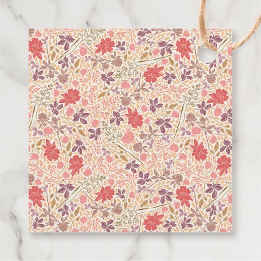 Bedankt Y'all Cowboy Boot & Bouquet Baby shower Bedankjes Labels (Achterkant)