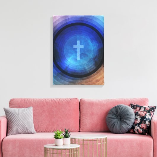 Bedankt zij God Canvas Afdruk (Insitu (Woonkamer))