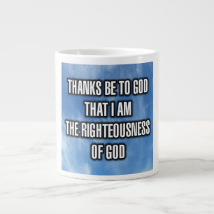 Bedankt zij met God, dat Ik de rechtvaardige ben M Extra Grote Beker