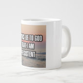 Bedankt zijn voor God dat ik volhardende Mok ben (Voorkant rechts)