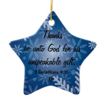 Bedankt zijn voor God