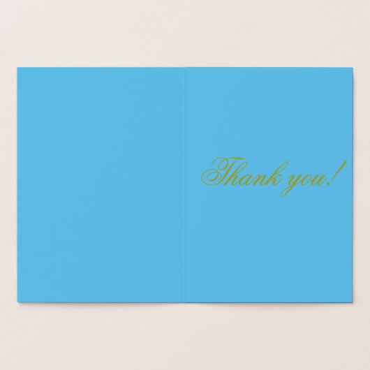 Bedankt zo veelDank u wel Folie Kaarten (Binnen)