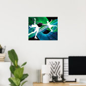 Bedazzled Figuur Skaters Poster (Thuiskantoor)