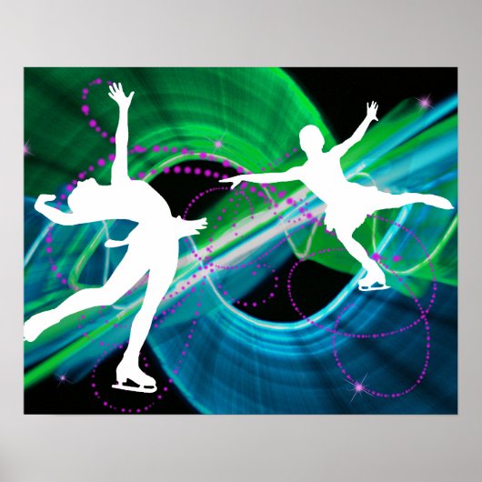 Bedazzled Figuur Skaters Poster (Voorkant)